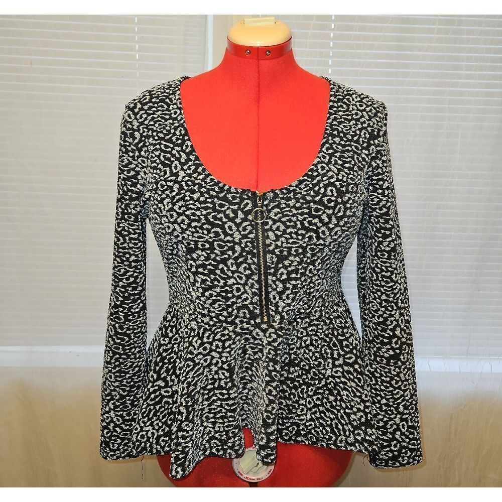 Shein Curve Stylish Leopard Print Women's Top